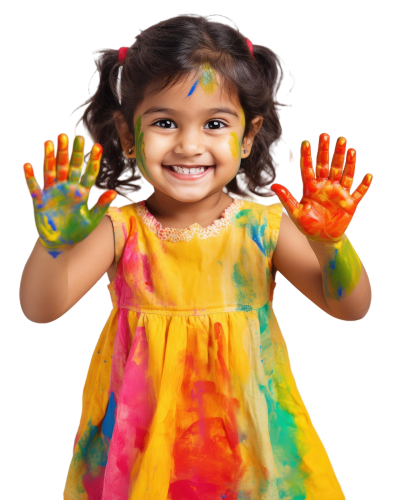 indian-little-girl-child-showing-her-colored-hands-smiles